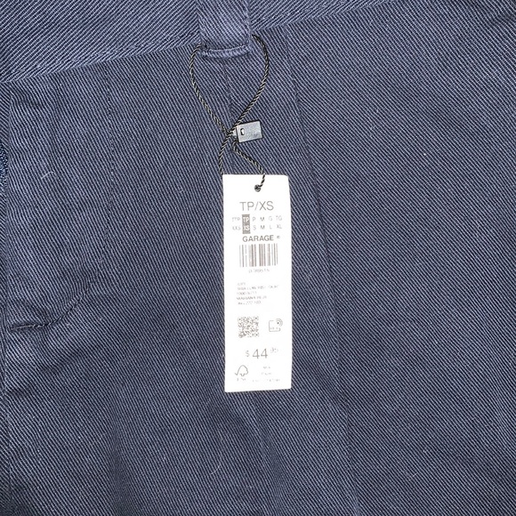 Garage navy pleated mini skirt with belt - size XS - Picture 3 of 3